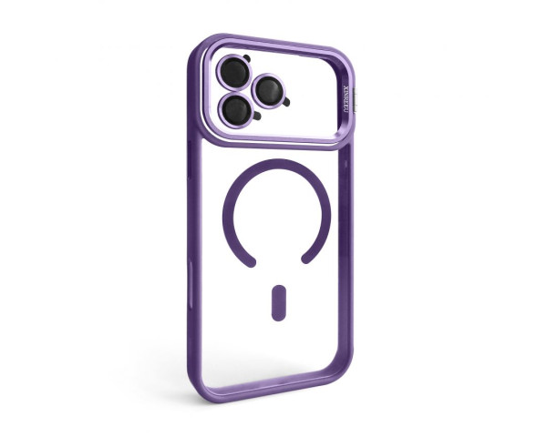 Чохол з функцією MagSafe для Apple iPhone 17 Pro Max з підставкою та захистом для камер violet (02)