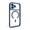 Чохол з функцією MagSafe для Apple iPhone 17 Pro Max з підставкою та захистом для камер dark blue (04)