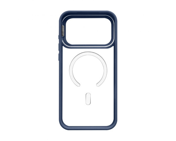 Чохол з функцією MagSafe для Apple iPhone 17 Pro Max з підставкою та захистом для камер dark blue (04)