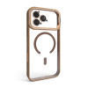 Чохол з функцією MagSafe для Apple iPhone 17 Pro Max з підставкою та захистом для камер gold brown (09)
