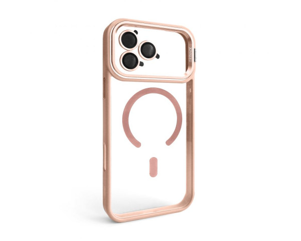 Чохол з функцією MagSafe для Apple iPhone 17 Pro Max з підставкою та захистом для камер pink (10)