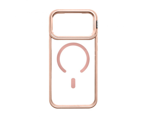 Чохол з функцією MagSafe для Apple iPhone 17 Pro Max з підставкою та захистом для камер pink (10)