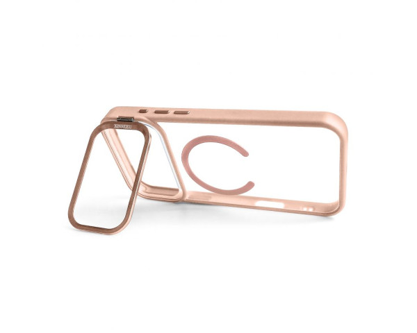Чохол з функцією MagSafe для Apple iPhone 17 Pro Max з підставкою та захистом для камер pink (10)