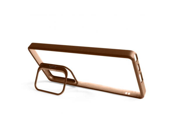 Чохол для Samsung Galaxy S24 Ultra/S928 (2024) з підставкою та захистом для камер gold brown (9)