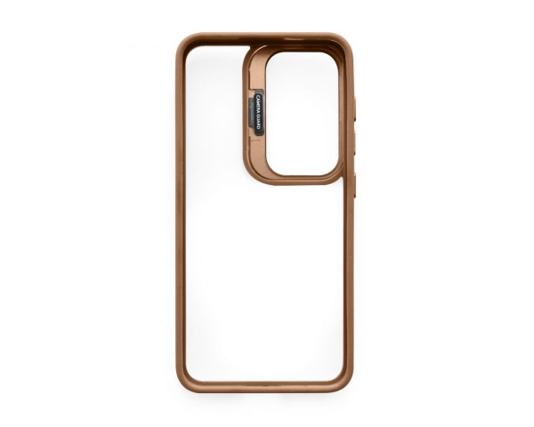 Чохол для Samsung Galaxy S25 Ultra/S938 (2025) з підставкою та захистом для камер gold brown (9)