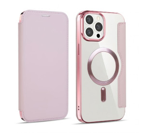 Чохол-книжка з функцією MagSafe для Apple iPhone 13 pink (3)