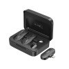 Мікрофон петличний 2в1 XO MKF09B з роз'ємом Lightning black
