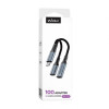 Адаптер WALKER WA-035 Type-C to Type-C Audio + Type-C 100W grey