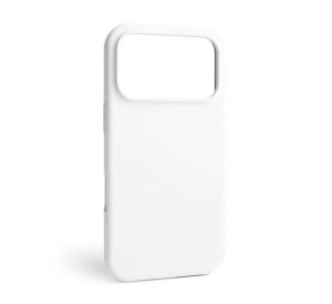 Чохол Full Silicone Case для Apple iPhone 17 Pro white (09) (без логотипу)