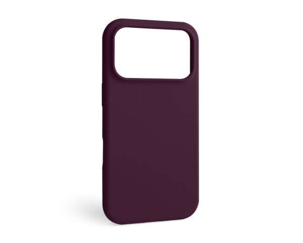 Чохол Full Silicone Case для Apple iPhone 18 Pro maroon (42) (без логотипу)