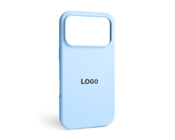 Чехол Full Silicone Case для Apple iPhone 18 Pro Sky blue (58)