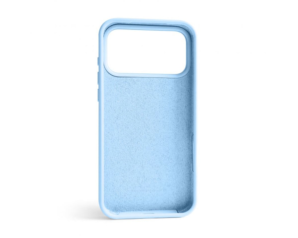 Чехол Full Silicone Case для Apple iPhone 18 Pro Max Sky blue (58)