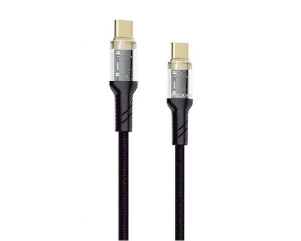 Кабель USB WALKER C950 Type-C to Type-C black