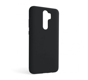 Чохол Full Silicone Case для Xiaomi Redmi Note 8 Pro black (01) (без логотипу)