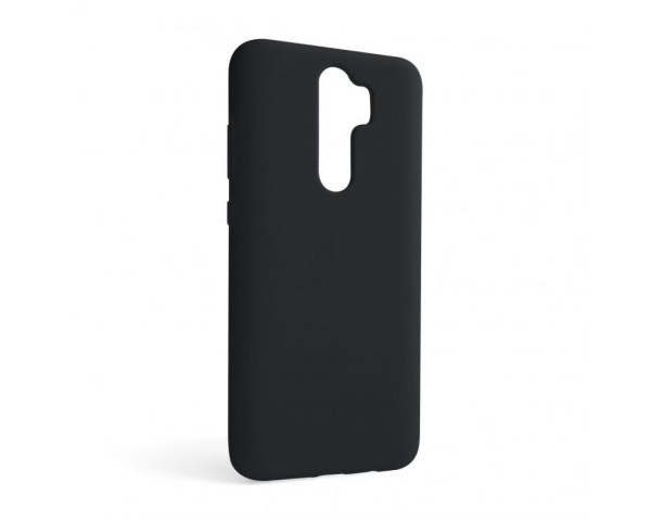 Чохол Full Silicone Case для Xiaomi Redmi Note 8 Pro black (01) (без логотипу)