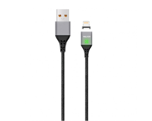Кабель USB WALKER C970 Lightning Magnetic black