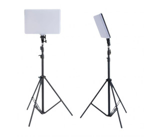 LED лампа RGB PM-26 10inch 25W прямокутна + стійка на підлогу