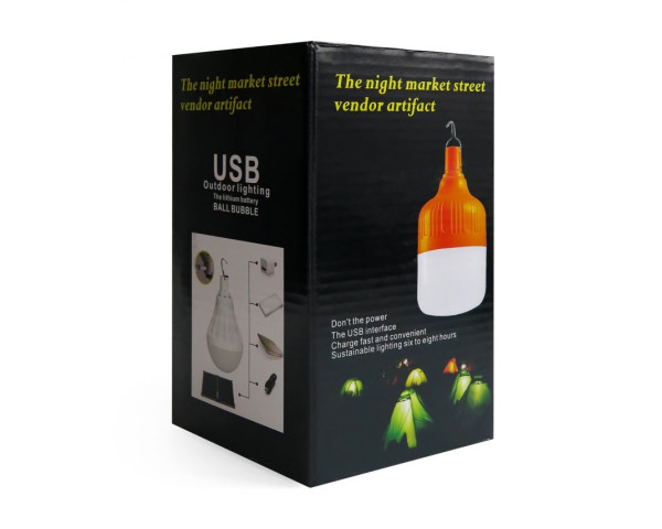 LED лампа акумуляторна підвісна 6500K 100W 2400mAh