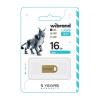 Флеш-память USB Wibrand Lynx 16GB USB 2.0 gold