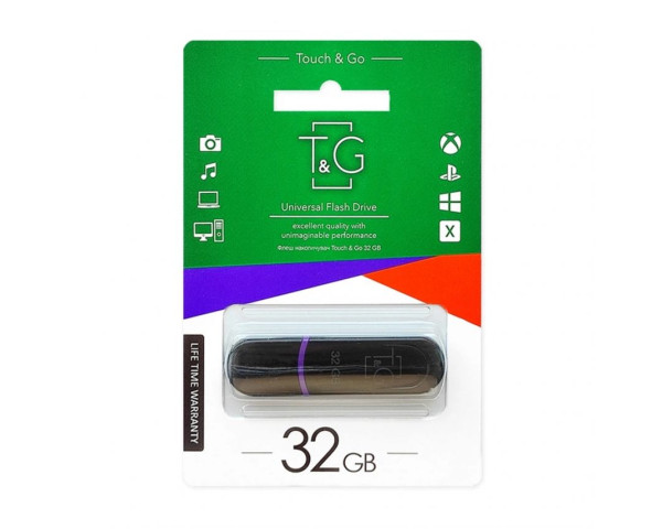 Флеш-пам'ять USB T&G Jet 32GB USB 2.0 (012) black