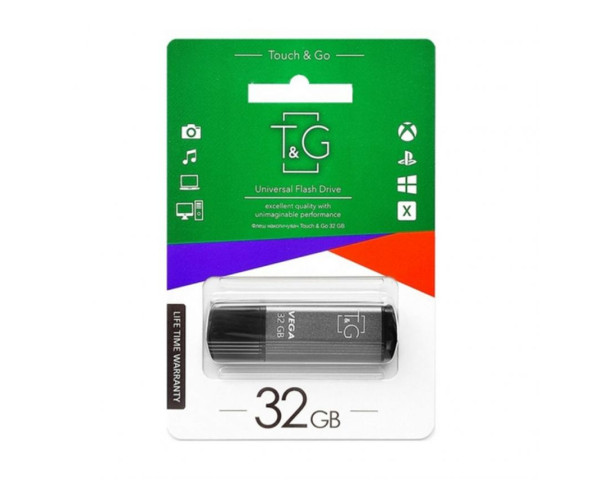 Флеш-пам'ять USB T&G Vega 32GB USB 2.0 (121) grey