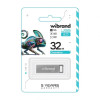 Флеш-пам'ять USB Wibrand Chameleon 32GB USB 2.0 silver