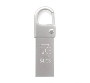 Флеш-пам'ять USB T&G Metal 64GB USB 2.0 (027) з карабіном