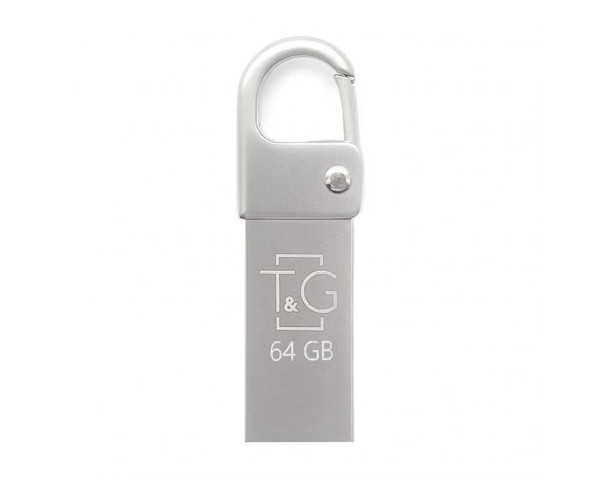 Флеш-память USB T&G Metal 64GB USB 2.0 (027) с карабином
