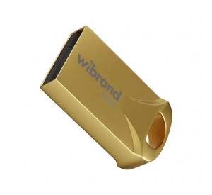 Флеш-пам'ять USB Wibrand Hawk 64GB USB 2.0 gold