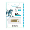 Флеш-память USB Wibrand Puma 64GB USB 2.0 gold