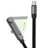 Кабель USB WALKER C880 Type-C to Type-C з підставкою 1.5m black