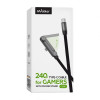 Кабель USB WALKER C880 Type-C to Type-C з підставкою 1.5m black