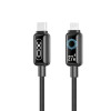 Кабель USB XO NB-Q312C 27W Type-C to Lightning 1м black