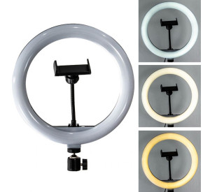 Кільцева лампа WALKER WLR-2610 (26см) + стійка на підлогу (2,1м)