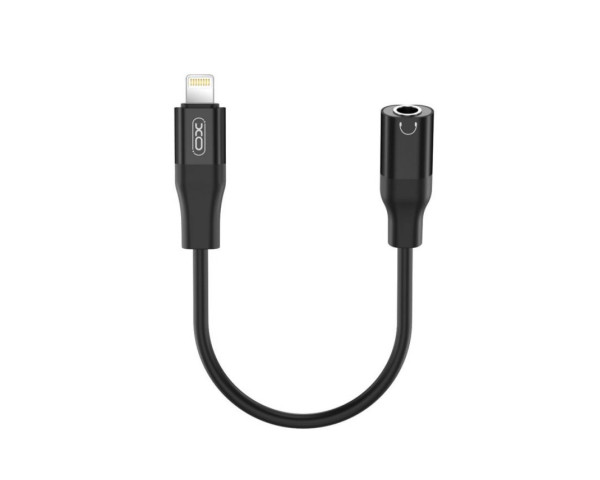 Аудіо-перехідник XO NB181A Lightning to 3.5мм black