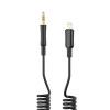 Аудіо-перехідник XO NB-R255A Lightning to 3.5мм black