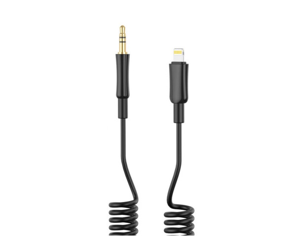 Аудіо-перехідник XO NB-R255A Lightning to 3.5мм black