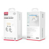 Сетевой адаптер (переходник) XO WL09 2AC / 2USB_2.4A с ночником white