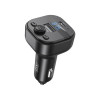 Автомобільний зарядний пристрій (адаптер) - FM-трансмітер 2в1 XO BCC18 PD15W black
