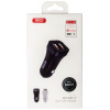 Автомобильное зарядное устройство (адаптер) XO CC17 2USB / QC3.0 / 2.1A black
