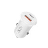 Автомобільний зарядний пристрій (адаптер) XO CC69 PD / QC3.0 / 30W + Data Cable USB to Type-C white
