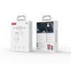 Автомобільний зарядний пристрій (адаптер) XO CC69 PD / QC3.0 / 30W + Data Cable USB to Type-C white