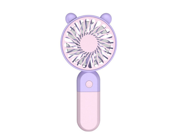 Портативний вентилятор Y-19 400mAh pink/violet