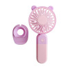 Портативний вентилятор Y-19 400mAh pink/violet
