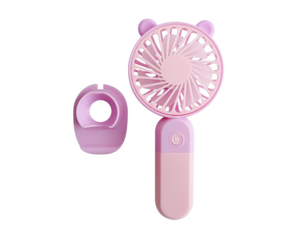 Портативний вентилятор Y-19 400mAh pink/violet