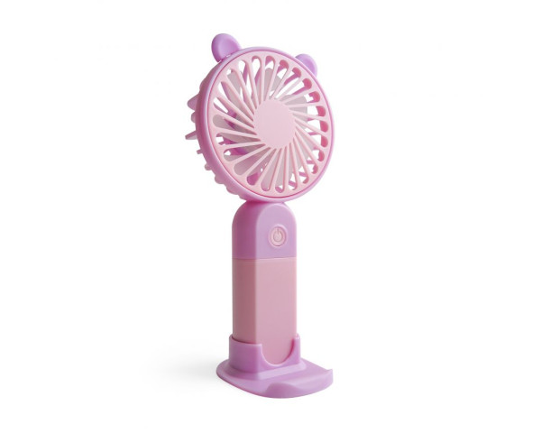 Портативний вентилятор Y-19 400mAh pink/violet