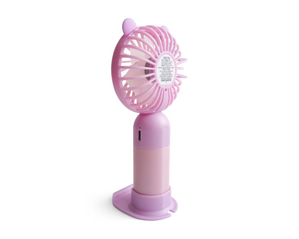 Портативний вентилятор Y-19 400mAh pink/violet