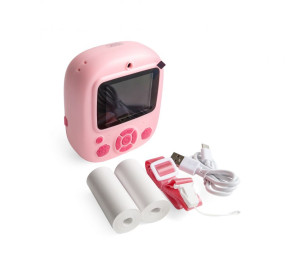 Дитяча камера XO XJ04 з функцією друку pink