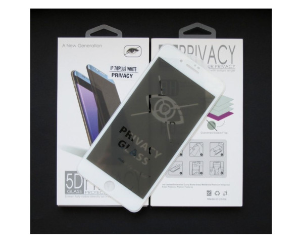 Захисне скло Privacy для Apple iPhone 6 Plus, 6s Plus white