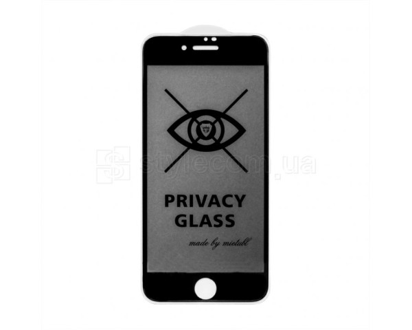 Захисне скло Privacy для Apple iPhone 7 Plus, 8 Plus black